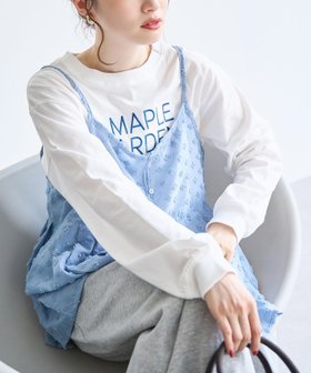 【コーエン/COEN】の【セットアイテム】ドビーシフォンキャミソール セットロゴロンT 人気、トレンドファッション・服の通販 founy(ファニー) ファッション Fashion レディースファッション Fashion for Women トップス・カットソー Cut & Sew Tops キャミソール&ノースリーブ Camisoles & Sleeveless Tops ロングTシャツ・Tシャツ Longline T-Shirts & Tees カットソー Cut and Sewn Top キャミ Camisole, Cami Top キャミソール Camisole, Spaghetti Strap Top シフォン Chiffon, Lightweight Fabric シンプル Simple, Minimal ドット Polka Dot, Dot Pattern おすすめ Recommended / Our Picks |ID:prp329100004865735