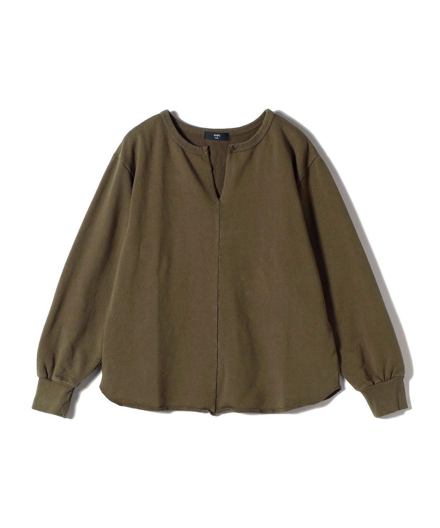 【シップス フォー ウィメン/SHIPS】のSHIPS Colors 手洗い可能 USA 裏毛 スキッパー プルオーバー インテリア・キッズ・メンズ・レディースファッション・服の通販 founy(ファニー) 　ファッション　Fashion　レディースファッション　Fashion for Women　トップス・カットソー　Cut & Sew Tops　カジュアルプルオーバー・ニットトップス　Pullovers & Knit Tops / Casual Pullovers　インナー　Innerwear　オレンジ　Orange　ヴィンテージ　Vintage Style　秋　Autumn　カットソー　Cut and Sewn Top　スキッパー　Skipper, Open Collar　タートルネック　Turtleneck, High Neck　デニム　Denim, Jeans Material　メンズ　Men's, Menswear　ロング　Long, Long-Length　ワイド　Wide, Wide Fit　アウトレット　Outlet / Clearance　ビジネス 仕事 通勤　Business / Work / Commuting　2025年　2025　2025-2026秋冬・A/W　Autumn/Winter 2025–26 AW25–26　ブラウン|ID: prp329100004865747 ipo3291000000036217898