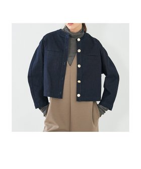 【コレックス/collex】のストレッチデニムジャケット 人気、トレンドファッション・服の通販 founy(ファニー) ファッション Fashion レディースファッション Fashion for Women アウター Coat / Outerwear Collection レディースジャケット・軽アウター Jackets デニムジャケット / カジュアルアウター Denim Jackets おすすめ Recommended / Our Picks インナー Innerwear ジャケット Jacket, Outerwear スタンド Stand Collar, Upright Stand ストレッチ Stretch, Stretchy Fabric タートル Turtleneck, Turtle Collar デニム Denim, Jeans Material ラウンド Round, Round Neck レギュラー Regular, Standard Fit 秋 Autumn |ID:prp329100004865753