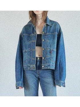 【リーバイス/Levis】のSOFT GRUNGE TYPE II BALLOON SLEEVES 人気、トレンドファッション・服の通販 founy(ファニー) ファッション Fashion レディースファッション Fashion for Women トップス・カットソー Cut & Sew Tops ジャケット Jacket, Outerwear デニム Denim, Jeans Material トレンド Trend, Trending Now バルーン Balloon, Balloon Silhouette フィット Fit, Slim Fit ルーズ Loose, Oversized 今季 This Season, Current Season |ID:prp329100004865754