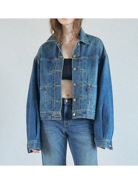 【リーバイス/Levis】のSOFT GRUNGE TYPE II BALLOON SLEEVES 人気、トレンドファッション・服の通販 founy(ファニー) 　ファッション　Fashion　レディースファッション　Fashion for Women　トップス・カットソー　Cut & Sew Tops　ジャケット　Jacket, Outerwear　デニム　Denim, Jeans Material　トレンド　Trend, Trending Now　バルーン　Balloon, Balloon Silhouette　フィット　Fit, Slim Fit　ルーズ　Loose, Oversized　今季　This Season, Current Season　 other-1|ID: prp329100004865754 ipo3291000000036217957