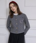 【エイミーイストワール/eimy istoire】のAttached collar ニットジャケット 人気、トレンドファッション・服の通販 founy(ファニー) ファッション Fashion レディースファッション Fashion for Women アウター Coat / Outerwear Collection レディースジャケット・軽アウター Jackets カーディガン Cardigan, Knitwear クラシカル Classical, Vintage-Inspired コンパクト Compact, Small Size ジャケット Jacket, Outerwear ダウン Down, Puffer デニム Denim, Jeans Material バランス Balance, Style Balance フェミニン Feminine, Girly フロント Front, Front Design ボトム Bottoms, Lower Wear ポケット Pocket, Pocket Detail ロング Long, Long-Length 再入荷 Restock / Back in Stock おすすめ Recommended / Our Picks エレガント 上品 Elegant thumbnail DOT GREY|ID: prp329100004865797 ipo3291000000036218381