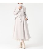 【ミッシュマッシュ/MISCH MASCH】のMM548606 ブローチ付きスタンドカラー3wayコート グレージュ|ID: prp329100004865798 ipo3291000000036218438