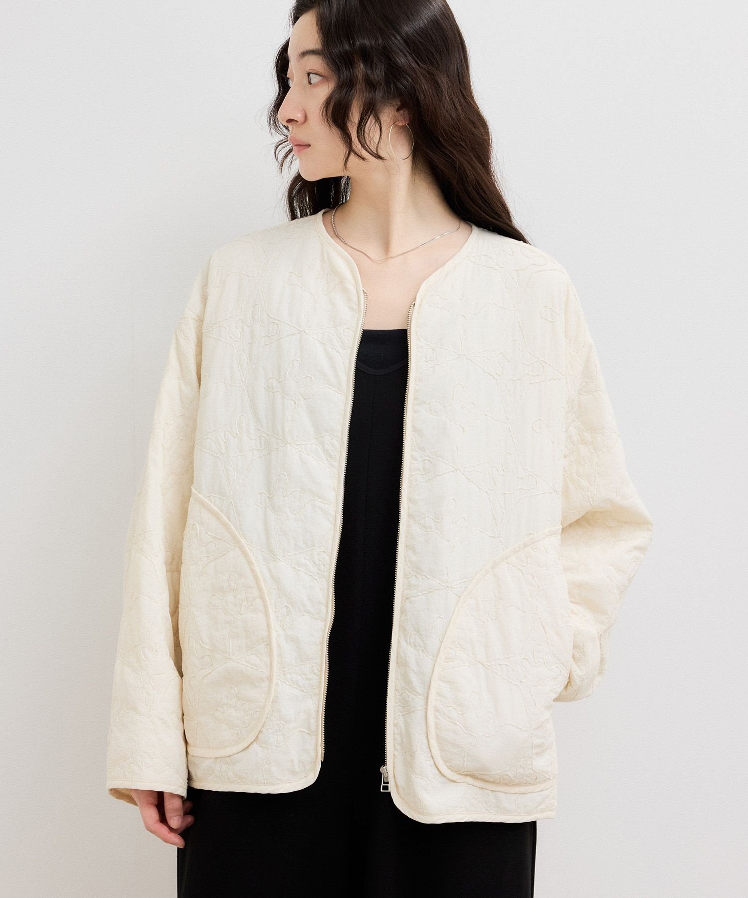 【アダム エ ロペ/ADAM ET ROPE'】の【WEB限定】モールヤーンキルティングジップブルゾン 人気、トレンドファッション・服の通販 founy(ファニー) 　ファッション　Fashion　レディースファッション　Fashion for Women　アウター　Coat / Outerwear Collection　ブルゾンジャケット・スポーティアウター　Blouson Jackets　インナー　Innerwear　カーディガン　Cardigan, Knitwear　キルティング　Quilted, Quilting　フラット　Flat, Flat Shoes　ブルゾン　Blouson, Bomber Jacket　ボトム　Bottoms, Lower Wear　ポケット　Pocket, Pocket Detail　ワイド　Wide, Wide Fit　2026年　2026　 other-1|ID: prp329100004865802 ipo3291000000036218512