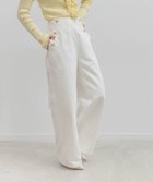 【ランダ/RANDA】のマリンデニムワイドパンツ 人気、トレンドファッション・服の通販 founy(ファニー) ファッション Fashion レディースファッション Fashion for Women パンツ Pants & Trousers シルバー Silver, Metallic Silver ジャケット Jacket, Outerwear スニーカー Sneakers, Trainers セットアップ Set-Up, Coordinated Outfit デニム Denim, Jeans Material フェミニン Feminine, Girly フロント Front, Front Design ミックス Mix, Mixed Style メタル Metal, Metal Parts ラグジュアリー Luxury, Elegant ワイド Wide, Wide Fit おすすめ Recommended / Our Picks thumbnail WHITE|ID: prp329100004865804 ipo3291000000036218539