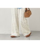 【チャオパニックティピー/CIAOPANIC TYPY】のボタニカルワイドイージーレースパンツ 人気、トレンドファッション・服の通販 founy(ファニー) ファッション Fashion レディースファッション Fashion for Women パンツ Pants & Trousers インナー Innerwear サンダル Sandals, Summer Shoes シンプル Simple, Minimal ストレート Straight, Straight Cut スニーカー Sneakers, Trainers バランス Balance, Style Balance パッチワーク Patchwork, Mixed Fabric フィット Fit, Slim Fit ベスト Vest, Waistcoat ボタニカル Botanical, Floral Pattern 無地 Plain, Solid Color リラックス Relax, Relaxed Fit レース Lace, Lace Fabric ワイド Wide, Wide Fit おすすめ Recommended / Our Picks 夏 Summer thumbnail ホワイト|ID: prp329100004865809 ipo3291000000036218572