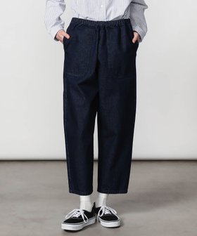 【ビショップ/Bshop】のデニム イージーパンツ WOMEN 人気、トレンドファッション・服の通販 founy(ファニー) ファッション Fashion レディースファッション Fashion for Women パンツ Pants & Trousers クロップド Cropped, Short Length テーパード Tapered, Tapered Pants デニム Denim, Jeans Material ドローコード Drawcord, Drawstring Cord 定番 Standard, Basic Item フランス France, French ポケット Pocket, Pocket Detail ワーク Workwear, Utility Style |ID:prp329100004865813