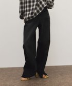 【アダム エ ロペ/ADAM ET ROPE'】のルーズフィットアジャストデニム 人気、トレンドファッション・服の通販 founy(ファニー) ファッション Fashion レディースファッション Fashion for Women ウォッシュ Washed Finish クッション Cushion, Throw Pillow ストレート Straight, Straight Cut スリット Slit, Slit Detail デニム Denim, Jeans Material トレンド Trend, Trending Now 定番 Standard, Basic Item バランス Balance, Style Balance フロント Front, Front Design ベーシック Basic, Essential ポケット Pocket, Pocket Detail メンズ Men's, Menswear ワイド Wide, Wide Fit thumbnail ブラック(01)|ID: prp329100004865828 ipo3291000000036218785