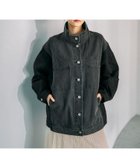 【レプシィム ローリーズファーム/LEPSIM LOWRYS FARM】の刺繍レースドッキングカバーオール ブラック10|ID: prp329100004865830 ipo3291000000036218802