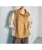 【レプシィム ローリーズファーム/LEPSIM LOWRYS FARM】の刺繍レースドッキングカバーオール キャメル54|ID: prp329100004865830 ipo3291000000036218805