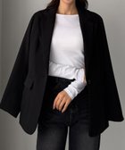 【ジュノア/JUNOAH】のLouere レイヤードテーラードシングルジャケット 人気、トレンドファッション・服の通販 founy(ファニー) ファッション Fashion レディースファッション Fashion for Women アウター Coat / Outerwear Collection レディースジャケット・軽アウター Jackets thumbnail ブラック|ID: prp329100004865840 ipo3291000000036218900