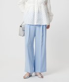 【ユナイテッドアローズ/UNITED ARROWS】のP 2タック ワイドパンツ -ウォッシャブル- 人気、トレンドファッション・服の通販 founy(ファニー) ファッション Fashion レディースファッション Fashion for Women パンツ Pants & Trousers ウォッシャブル Machine Washable エレガント 上品 Elegant スウェット / スエット Sweatshirt, Sweatwear ストレート Straight, Straight Cut ドレープ Drape, Draping Fabric フィット Fit, Slim Fit リラックス Relax, Relaxed Fit ワイド Wide, Wide Fit thumbnail LT.BLUE|ID: prp329100004865844 ipo3291000000036218921