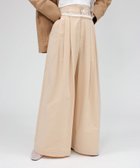 【バビロン/BABYLONE / KIDS】のウェザータックワイドパンツ 人気、トレンドファッション・服の通販 founy(ファニー) ファッション Fashion キッズファッション Fashion for Kids ボトムス Bottoms ウェーブ Wavy Pattern 春 Spring シューズ Shoes, Footwear シンプル Simple, Minimal フラット Flat, Flat Shoes フレア Flare, Flared リネン Linen, Linen Fabric 再入荷 Restock / Back in Stock thumbnail ライトベージュ56|ID: prp329100004865852 ipo3291000000036218966