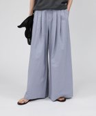 【バビロン/BABYLONE / KIDS】のウェザータックワイドパンツ 人気、トレンドファッション・服の通販 founy(ファニー) ファッション Fashion キッズファッション Fashion for Kids ボトムス Bottoms ウェーブ Wavy Pattern 春 Spring シューズ Shoes, Footwear シンプル Simple, Minimal フラット Flat, Flat Shoes フレア Flare, Flared リネン Linen, Linen Fabric 再入荷 Restock / Back in Stock thumbnail ライトブルー82|ID: prp329100004865852 ipo3291000000036218968