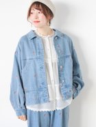 【サマンサモスモス/Samansa Mos2】の【オーガニックコットン】デニムジャケット 人気、トレンドファッション・服の通販 founy(ファニー) ファッション Fashion レディースファッション Fashion for Women アウター Coat / Outerwear Collection レディースジャケット・軽アウター Jackets デニムジャケット / カジュアルアウター Denim Jackets ジャケット Jacket, Outerwear デニム Denim, Jeans Material ベーシック Basic, Essential thumbnail サックスブルー|ID: prp329100004865859 ipo3291000000036219028