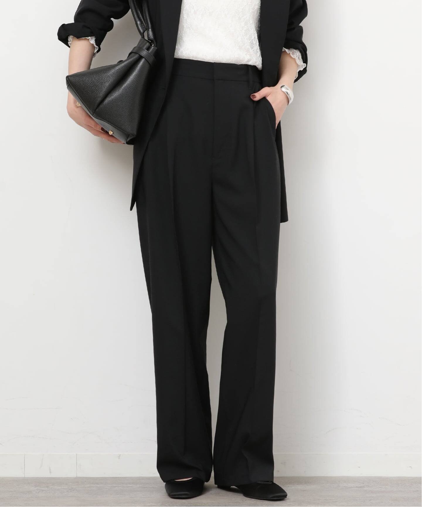 【ジャーナルスタンダード レリューム/JOURNAL STANDARD relume】のUVカット / 防シワ ウォッシャブルストレッチタックパンツ 人気、トレンドファッション・服の通販 founy(ファニー) 　ファッション　Fashion　レディースファッション　Fashion for Women　パンツ　Pants & Trousers　2026年　2026　オケージョン　Occasion Wear　ジャケット　Jacket, Outerwear　ストレッチ　Stretch, Stretchy Fabric　吸水　Absorbent, Quick-Dry　 other-1|ID: prp329100004865862 ipo3291000000036219042