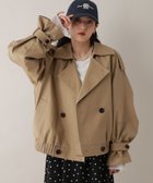 【レイジブルー/RAGEBLUE】のツイルショートトレンチコート ベージュ53|ID: prp329100004865869 ipo3291000000036219125