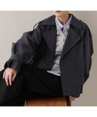 【レイジブルー/RAGEBLUE】のツイルショートトレンチコート ネイビー88|ID: prp329100004865869 ipo3291000000036219126