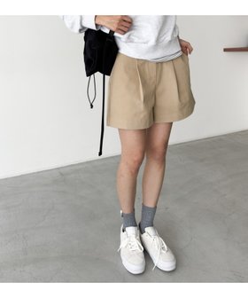 【キャナルジーン/CANAL JEAN】のEl mar コットンショートパンツ 人気、トレンドファッション・服の通販 founy(ファニー) ファッション Fashion レディースファッション Fashion for Women パンツ Pants & Trousers ショートパンツ・ハーフパンツ High-Waisted & Relaxed Shorts おすすめ Recommended / Our Picks ショート Short, Short Length スウェット / スエット Sweatshirt, Sweatwear フロント Front, Front Design ポケット Pocket, Pocket Detail |ID:prp329100004865871