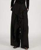 【プランク プロジェクト/PRANK PROJECT】のウェーブドレープパンツ / Wave Drape Pants 人気、トレンドファッション・服の通販 founy(ファニー) ファッション Fashion レディースファッション Fashion for Women パンツ Pants & Trousers シアー Sheer, See-Through チェック Check, Plaid, Tartan ドレープ Drape, Draping Fabric フリル Frill, Ruffle ワイド Wide, Wide Fit thumbnail BLK|ID: prp329100004865877 ipo3291000000036219208