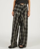 【プランク プロジェクト/PRANK PROJECT】のウェーブドレープパンツ / Wave Drape Pants 人気、トレンドファッション・服の通販 founy(ファニー) ファッション Fashion レディースファッション Fashion for Women パンツ Pants & Trousers シアー Sheer, See-Through チェック Check, Plaid, Tartan ドレープ Drape, Draping Fabric フリル Frill, Ruffle ワイド Wide, Wide Fit thumbnail MLT1|ID: prp329100004865877 ipo3291000000036219211