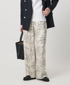 【ユナイテッドアローズ/UNITED ARROWS】のアブストラクトフラワー パンツ -ウォッシャブル- 人気、トレンドファッション・服の通販 founy(ファニー) ファッション Fashion レディースファッション Fashion for Women パンツ Pants & Trousers ウォッシャブル Machine Washable サテン Satin, Glossy Fabric セットアップ Set-Up, Coordinated Outfit フラワー Flower, Floral プリント Print, Printed Pattern リラックス Relax, Relaxed Fit ワイド Wide, Wide Fit thumbnail OFF WHITE|ID: prp329100004865879 ipo3291000000036219229