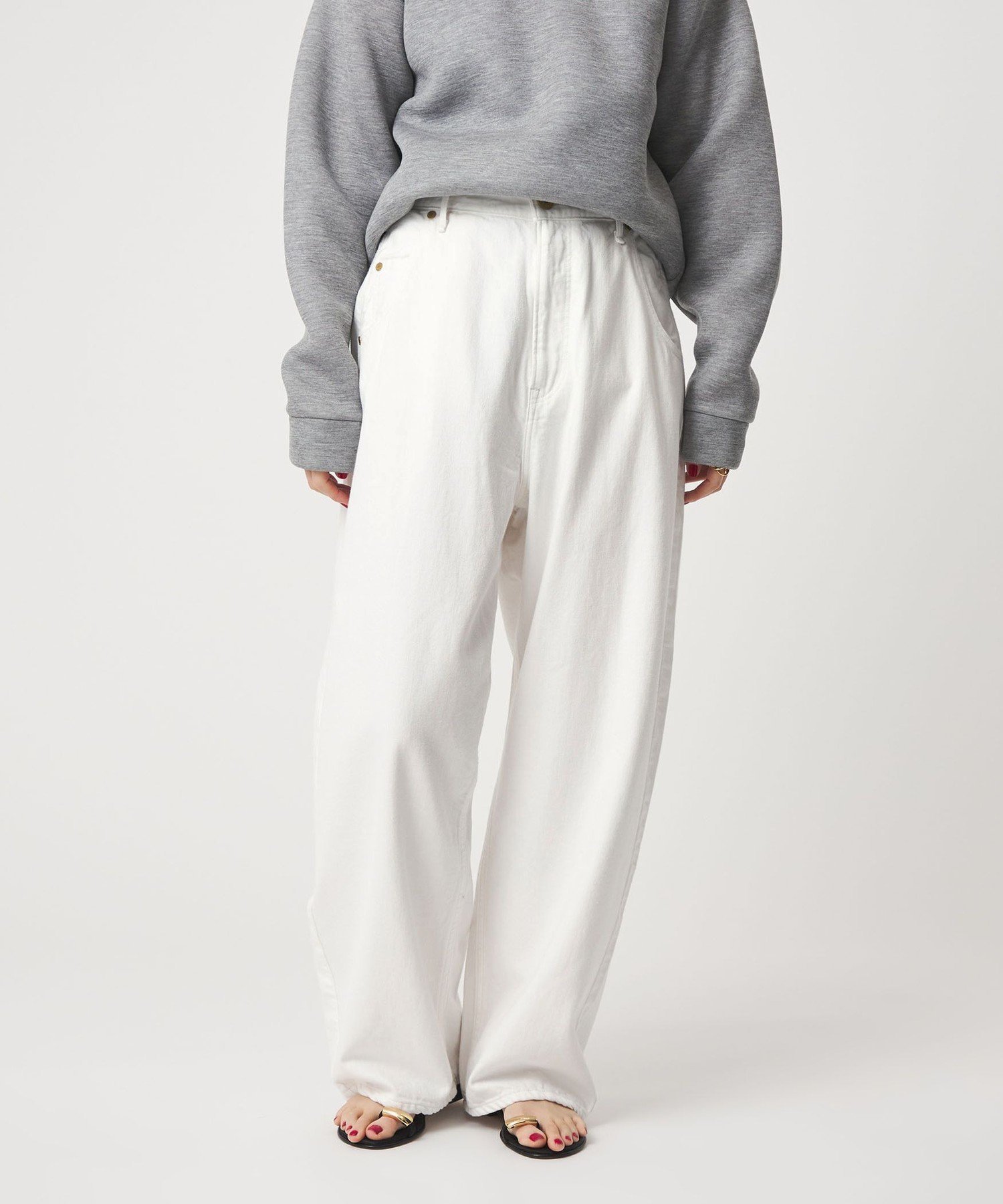 【ユナイテッドアローズ/UNITED ARROWS】の【別注】 upper hights for conte デニムパンツUN 2 インテリア・キッズ・メンズ・レディースファッション・服の通販 founy(ファニー) 　ファッション　Fashion　レディースファッション　Fashion for Women　パンツ　Pants & Trousers　デニムパンツ・ジーンズ・美脚デニム　Denim Jeans & Pants　シルバー　Silver, Metallic Silver　デニム　Denim, Jeans Material　別注　Limited Edition, Custom Order　WHITE|ID: prp329100004865880 ipo3291000000036219236