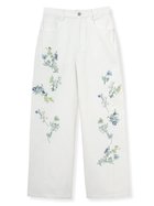 【フレイ アイディー/FRAY I.D】のフラワーエンブロイダリーデニムパンツ 人気、トレンドファッション・服の通販 founy(ファニー) ファッション Fashion レディースファッション Fashion for Women パンツ Pants & Trousers デニムパンツ・ジーンズ・美脚デニム Denim Jeans & Pants 春 Spring スパンコール Sequins, Sequin Embellishment スペシャル Special, Limited Edition スマート Smart, Elegant デニム Denim, Jeans Material バランス Balance, Style Balance パッチ Patch, Appliqué フラワー Flower, Floral ボタニカル Botanical, Floral Pattern S/S・春夏 SS, Spring/Summer, Warm Season 夏 Summer thumbnail WHT[001]|ID: prp329100004865884 ipo3291000000036219249