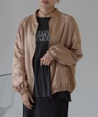 【リラクロ/relaclo】のmitis/サテンライクオーバーサイズブルゾン 人気、トレンドファッション・服の通販 founy(ファニー) ファッション Fashion レディースファッション Fashion for Women アウター Coat / Outerwear Collection ブルゾンジャケット・スポーティアウター Blouson Jackets ダウン Down, Puffer ブルゾン Blouson, Bomber Jacket プリーツ Pleats, Pleated エレガント 上品 Elegant thumbnail ベージュ|ID: prp329100004865889 ipo3291000000036219272