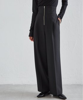 【ラナン/Ranan】のRanan/ハイウエストジップワイドパンツ 人気、トレンドファッション・服の通販 founy(ファニー) ファッション Fashion レディースファッション Fashion for Women パンツ Pants & Trousers シンプル Simple, Minimal センター Center, Center Line トレンド Trend, Trending Now ポケット Pocket, Pocket Detail ロング Long, Long-Length ワイド Wide, Wide Fit 夏 Summer |ID:prp329100004865895