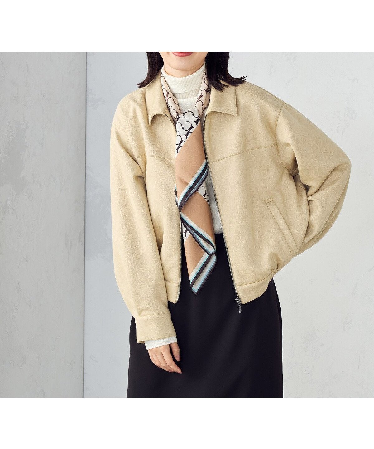 【コムサイズム/COMME CA ISM】のスエード調 ブルゾン 人気、トレンドファッション・服の通販 founy(ファニー) 　ファッション　Fashion　レディースファッション　Fashion for Women　アウター　Coat / Outerwear Collection　ブルゾンジャケット・スポーティアウター　Blouson Jackets　秋　Autumn　ギャザー　Gathered, Ruffled　コンパクト　Compact, Small Size　ストレッチ　Stretch, Stretchy Fabric　デニム　Denim, Jeans Material　バランス　Balance, Style Balance　ブルゾン　Blouson, Bomber Jacket　ルーズ　Loose, Oversized　冬　Winter / This Winter　おすすめ　Recommended / Our Picks　 other-1|ID: prp329100004865901 ipo3291000000036219351