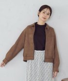 【コムサイズム/COMME CA ISM】のスエード調 ブルゾン ダークブラウン|ID: prp329100004865901 ipo3291000000036219355