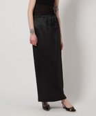 【ユナイテッドアローズ/UNITED ARROWS】のAEWEN MATOPH サテン ドッキング タイトスカート 人気、トレンドファッション・服の通販 founy(ファニー) ファッション Fashion レディースファッション Fashion for Women スカート Skirts サテン Satin, Glossy Fabric ショート Short, Short Length スリット Slit, Slit Detail タイトスカート Pencil Skirt, Tight Skirt ドッキング Docking, Mixed Material バランス Balance, Style Balance ポケット Pocket, Pocket Detail リラックス Relax, Relaxed Fit ロング Long, Long-Length アウトレット Outlet / Clearance thumbnail BLACK|ID: prp329100004865930 ipo3291000000036219477