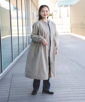 【ビームス ハート/BEAMS HEART】の【洗濯可】MA-1ディテール バックタックコート 26SS レディース ライトアウター 春アウター 人気、トレンドファッション・服の通販 founy(ファニー) ファッション Fashion レディースファッション Fashion for Women アウター Coat / Outerwear Collection コート・ロングコート・ピーコート Long Coats, Peacoats & More MA-1ジャケット MA-1 Bomber Jackets / Flight Jackets 春 Spring スキニーデニム Skinny Jeans, Slim Jeans ダブル Double, Double-Breasted ドローコード Drawcord, Drawstring Cord バランス Balance, Style Balance ブルゾン Blouson, Bomber Jacket ポンチョ Poncho, Cape Style ミックス Mix, Mixed Style ミドル Middle Length, Mid Height ロング Long, Long-Length おすすめ Recommended / Our Picks 2026年 2026 |ID:prp329100004865931