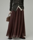 【バビロン/BABYLONE / KIDS】のコットンシフォンボリュームスカート ブラウン50|ID: prp329100004865934 ipo3291000000036219490