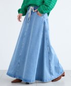 【バンヤードストーム/BARNYARDSTORM】の【WEB限定】カットデニムマキシスカート / ハンドウォッシャブル 人気、トレンドファッション・服の通販 founy(ファニー) ファッション Fashion レディースファッション Fashion for Women スカート Skirts おすすめ Recommended / Our Picks インディゴ Indigo Denim ストレッチ Stretch, Stretchy Fabric ツイル Twist, Twisted Detail デコルテ Décolleté, Neckline デニム Denim, Jeans Material ヴィンテージ Vintage Style 春 Spring thumbnail インディゴ87|ID: prp329100004865950 ipo3291000000036219579
