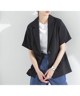 【ナノ ユニバース/nano universe】のメランジドライ 半袖テーラードジャケット(セットアップ可) 人気、トレンドファッション・服の通販 founy(ファニー) ファッション Fashion レディースファッション Fashion for Women アウター Coat / Outerwear Collection レディースジャケット・軽アウター Jackets テーラードジャケット / 通勤・きれいめスタイル Tailored Jackets & Blazers 春 Spring ジャケット Jacket, Outerwear ストレッチ Stretch, Stretchy Fabric セットアップ Set-Up, Coordinated Outfit ダウン Down, Puffer バランス Balance, Style Balance ベーシック Basic, Essential 半袖 Short Sleeve, Half Sleeve メランジ Melange, Mixed Yarn S/S・春夏 SS, Spring/Summer, Warm Season おすすめ Recommended / Our Picks 夏 Summer ビジネス 仕事 通勤 Business / Work / Commuting 2025年 2025 2025春夏・S/S Spring/Summer 2025 SS25 |ID:prp329100004865971