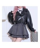 【ノエミ/NOEMIE】のバックリボンフリルライダース合皮ジャケット 人気、トレンドファッション・服の通販 founy(ファニー) ファッション Fashion レディースファッション Fashion for Women アウター Coat / Outerwear Collection レディースジャケット・軽アウター Jackets ライダースジャケット / レザースタイル Riders Jackets & Biker Style おすすめ Recommended / Our Picks ガーリー Girly, Feminine Style ジャケット Jacket, Outerwear バランス Balance, Style Balance フェミニン Feminine, Girly フリル Frill, Ruffle フレア Flare, Flared ミックス Mix, Mixed Style ライダースジャケット Riders, Biker Jacket thumbnail 黒|ID: prp329100004865982 ipo3291000000036219736