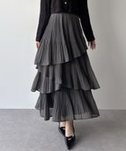 【ジュノア/JUNOAH】のmipiarl ランダムヘムプリーツティアードスカート 人気、トレンドファッション・服の通販 founy(ファニー) ファッション Fashion レディースファッション Fashion for Women スカート Skirts ティアードスカート Tiered Skirts thumbnail チャコール|ID: prp329100004865985 ipo3291000000036219747