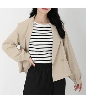 【ストロベリーフィールズ/STRAWBERRY FIELDS】のショートトレンチブルゾン 人気、トレンドファッション・服の通販 founy(ファニー) ファッション Fashion レディースファッション Fashion for Women アウター Coat / Outerwear Collection ブルゾンジャケット・スポーティアウター Blouson Jackets |ID:prp329100004865993