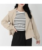 【ストロベリーフィールズ/STRAWBERRY FIELDS】のショートトレンチブルゾン ベージュ|ID: prp329100004865993 ipo3291000000036219780