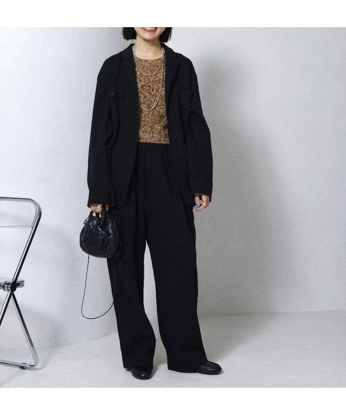 【フリークスストア/FREAK'S STORE】の別注 One-Mile Jacket Setup インテリア・キッズ・メンズ・レディースファッション・服の通販 founy(ファニー) 　ファッション　Fashion　レディースファッション　Fashion for Women　アウター　Coat / Outerwear Collection　レディースジャケット・軽アウター　Jackets　カットソー　Cut and Sewn Top　コンパクト　Compact, Small Size　ジャケット　Jacket, Outerwear　ストレート　Straight, Straight Cut　スペシャル　Special, Limited Edition　スマート　Smart, Elegant　セットアップ　Set-Up, Coordinated Outfit　バランス　Balance, Style Balance　別注　Limited Edition, Custom Order　リラックス　Relax, Relaxed Fit　ルーズ　Loose, Oversized　ワイド　Wide, Wide Fit　S/S・春夏　SS, Spring/Summer, Warm Season　夏　Summer　旅行　Travel　2026年　2026　ブラック|ID: prp329100004865997 ipo3291000000036219809