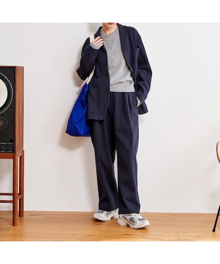 【フリークスストア/FREAK'S STORE】の別注 One-Mile Jacket Setup インテリア・キッズ・メンズ・レディースファッション・服の通販 founy(ファニー) 　ファッション　Fashion　レディースファッション　Fashion for Women　アウター　Coat / Outerwear Collection　レディースジャケット・軽アウター　Jackets　カットソー　Cut and Sewn Top　コンパクト　Compact, Small Size　ジャケット　Jacket, Outerwear　ストレート　Straight, Straight Cut　スペシャル　Special, Limited Edition　スマート　Smart, Elegant　セットアップ　Set-Up, Coordinated Outfit　バランス　Balance, Style Balance　別注　Limited Edition, Custom Order　リラックス　Relax, Relaxed Fit　ルーズ　Loose, Oversized　ワイド　Wide, Wide Fit　S/S・春夏　SS, Spring/Summer, Warm Season　夏　Summer　旅行　Travel　2026年　2026　ネイビー|ID: prp329100004865997 ipo3291000000036219812