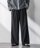 【メイソングレイ/MAYSON GREY】の【叶えるSET UP】起毛イージーワイドパンツ≪手洗い可能≫ ブラック|ID: prp329100004865998 ipo3291000000036219814