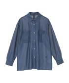 【コンバーストウキョウ/CONVERSE TOKYO】のSTAR PATCH GLITTER SHEER SHIRT 人気、トレンドファッション・服の通販 founy(ファニー) ファッション Fashion レディースファッション Fashion for Women トップス・カットソー Cut & Sew Tops シャツ・ブラウス・オフィスカジュアル Elegant Blouses & Button-Ups おすすめ Recommended / Our Picks インナー Innerwear カーゴパンツ Cargo Pants, Utility Pants カーディガン Cardigan, Knitwear シアー Sheer, See-Through ジャケット Jacket, Outerwear スリット Slit, Slit Detail タンク Tank Top, Sleeveless Top デニム Denim, Jeans Material トレンド Trend, Trending Now パッチ Patch, Appliqué リラックス Relax, Relaxed Fit ロング Long, Long-Length エレガント 上品 Elegant 羽織 Haori, Light Jacket thumbnail ネイビー|ID: prp329100004866019 ipo3291000000036219935