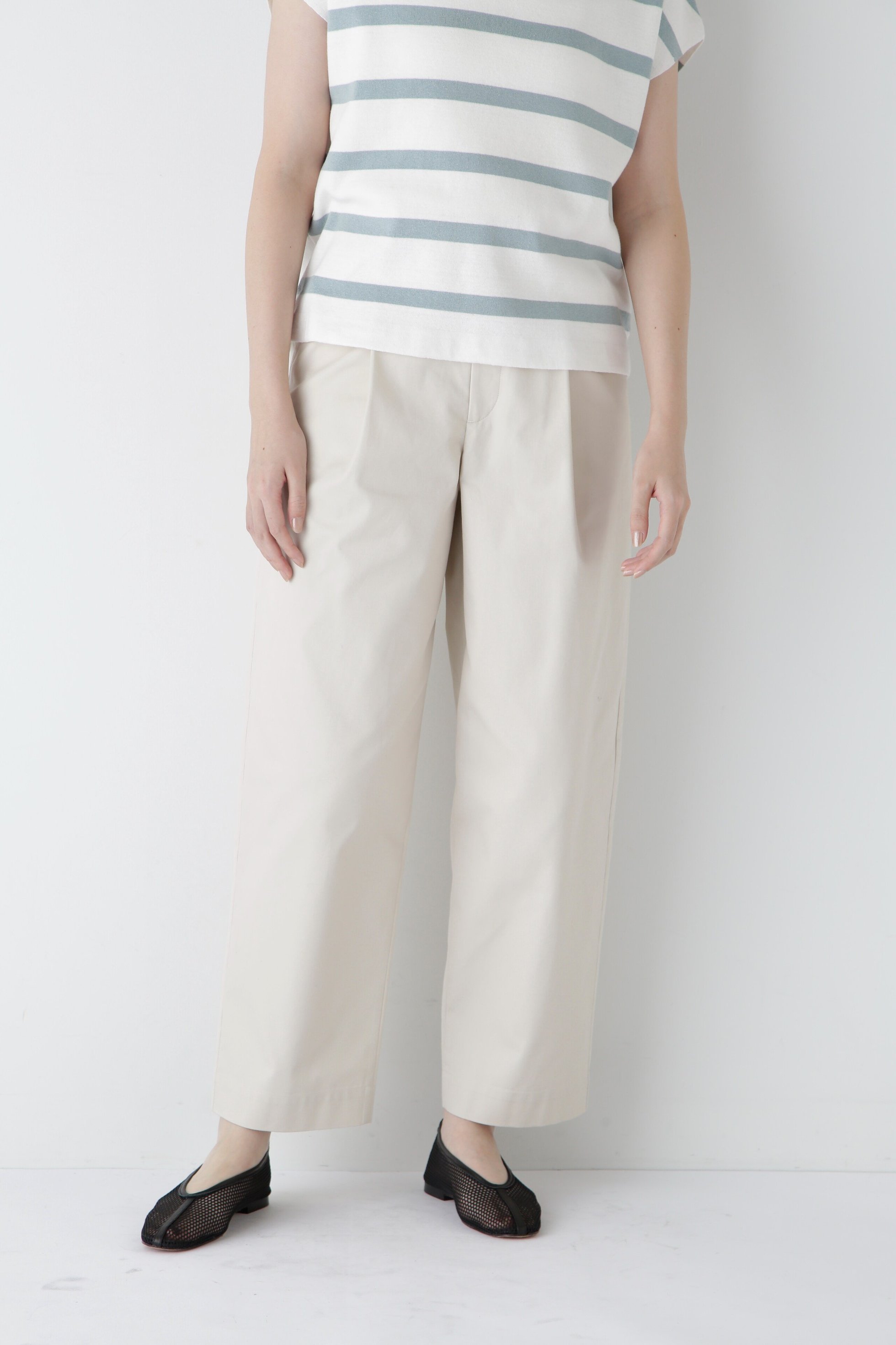 【ヒューマンウーマン/HUMAN WOMAN】のコンパクトギャバパンツ インテリア・キッズ・メンズ・レディースファッション・服の通販 founy(ファニー) 　ファッション　Fashion　レディースファッション　Fashion for Women　パンツ　Pants & Trousers　おすすめ　Recommended / Our Picks　スタンダード　Standard, Basic　セットアップ　Set-Up, Coordinated Outfit　プレミアム　Premium, High-End　ベージュ|ID: prp329100004866029 ipo3291000000036219987