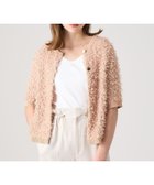 【アナイ/ANAYI】のチュールツイード プルオーバー 人気、トレンドファッション・服の通販 founy(ファニー) ファッション Fashion レディースファッション Fashion for Women トップス・カットソー Cut & Sew Tops カジュアルプルオーバー・ニットトップス Pullovers & Knit Tops / Casual Pullovers グラデーション Gradient, Ombre スマート Smart, Elegant チュール Tulip, Tulip Motif 半袖 Short Sleeve, Half Sleeve メタル Metal, Metal Parts A/W・秋冬 Autumn/Winter 再入荷 Restock / Back in Stock thumbnail beige|ID: prp329100004866037 ipo3291000000036220028