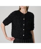 【アナイ/ANAYI】のチュールツイード プルオーバー 人気、トレンドファッション・服の通販 founy(ファニー) ファッション Fashion レディースファッション Fashion for Women トップス・カットソー Cut & Sew Tops カジュアルプルオーバー・ニットトップス Pullovers & Knit Tops / Casual Pullovers グラデーション Gradient, Ombre スマート Smart, Elegant チュール Tulip, Tulip Motif 半袖 Short Sleeve, Half Sleeve メタル Metal, Metal Parts A/W・秋冬 Autumn/Winter 再入荷 Restock / Back in Stock thumbnail black|ID: prp329100004866037 ipo3291000000036220032