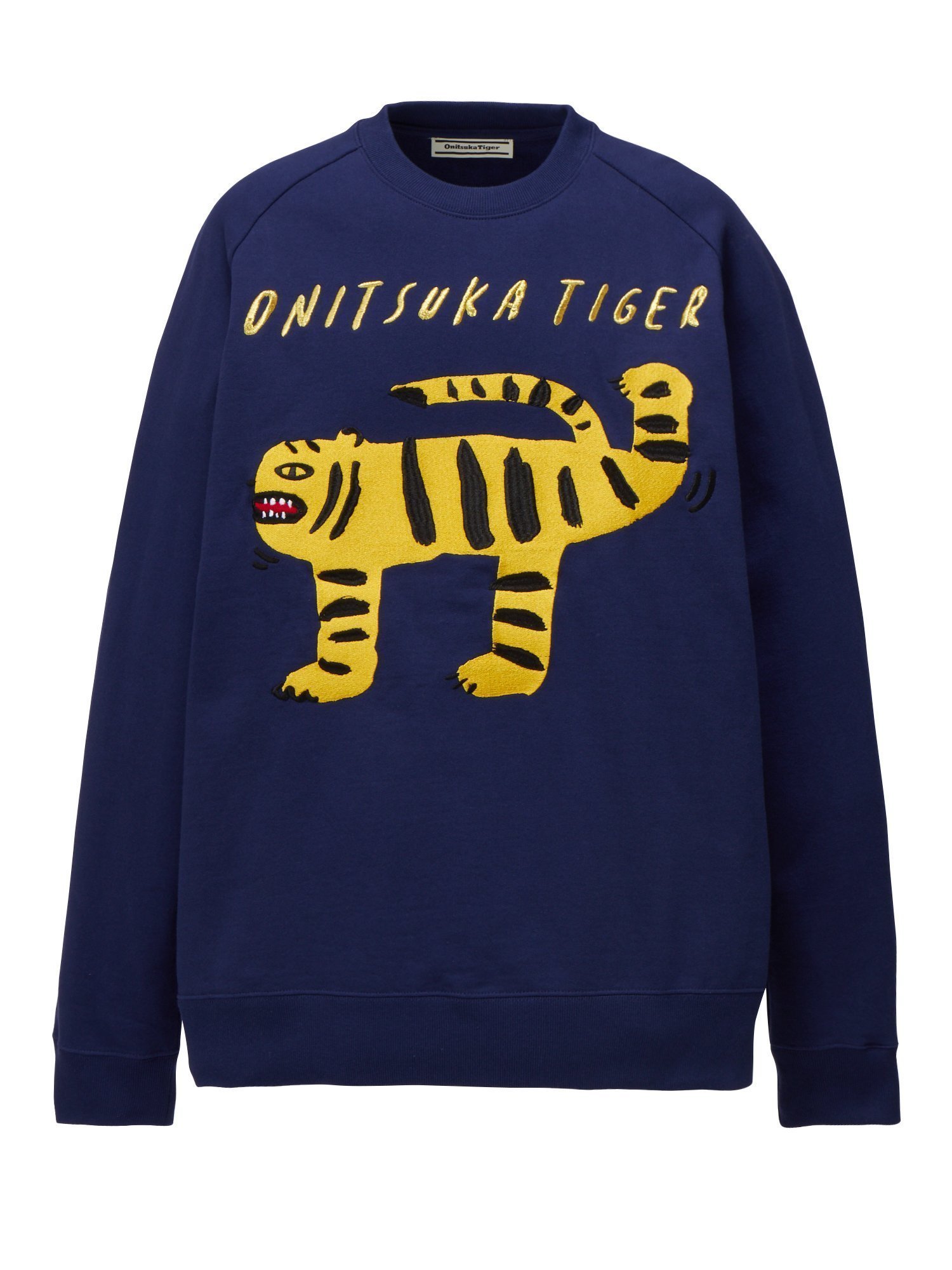 【オニツカ タイガー/Onitsuka Tiger】の【公式ショップ】SWEAT TOP インテリア・キッズ・メンズ・レディースファッション・服の通販 founy(ファニー) 　ファッション　Fashion　レディースファッション　Fashion for Women　トップス・カットソー　Cut & Sew Tops　レディースパーカー・カジュアルフーディー　Casual Hoodies & Sweatshirts　スウェット・クルーネックトップス　Sweatshirts & Crewnecks / Relaxed Fit Sweat Tops　LIGHT NAVY|ID: prp329100004866039 ipo3291000000036220042