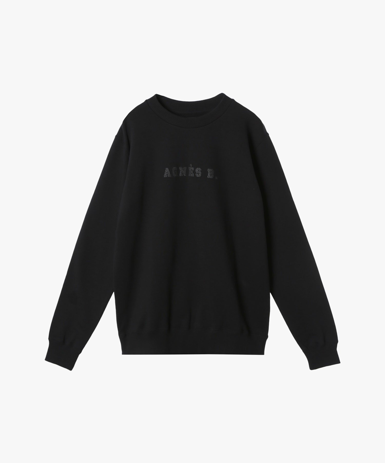 【アニエスベー ファム/agnes b. FEMME】のロゴ コットン 長袖 スウェット Cuppo インテリア・キッズ・メンズ・レディースファッション・服の通販 founy(ファニー) 　ファッション　Fashion　レディースファッション　Fashion for Women　トップス・カットソー　Cut & Sew Tops　レディースパーカー・カジュアルフーディー　Casual Hoodies & Sweatshirts　スウェット・クルーネックトップス　Sweatshirts & Crewnecks / Relaxed Fit Sweat Tops　スウェット / スエット　Sweatshirt, Sweatwear　長袖　Long Sleeve, Full Sleeve　ブラック|ID: prp329100004866040 ipo3291000000036220045